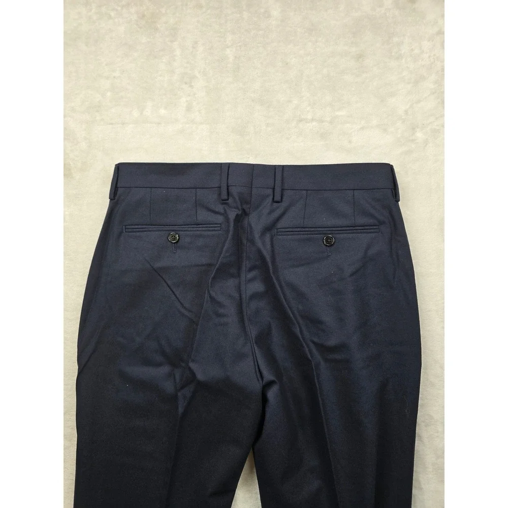 Theory X-Slim Fit Suit Men 36R 2 Piece Pants 30x34 Navy Blue Stretch $1025 NEW